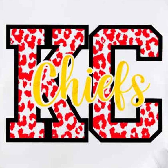 Sweatshirt Kansas City Sweatshirt Leopard Kansas City Cheetah Kansas City 05 - Picture 2 of 5